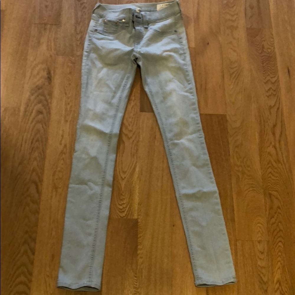 Rag & Bone Light Wash Skinny Jeans